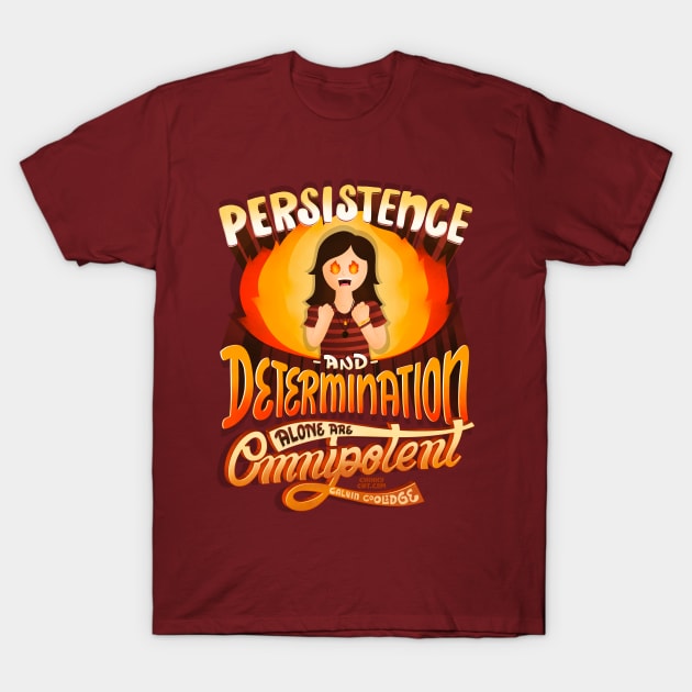 Persistence Determination Omnipotent Calvin Coolidge Patient T-Shirt by ChinkyCat